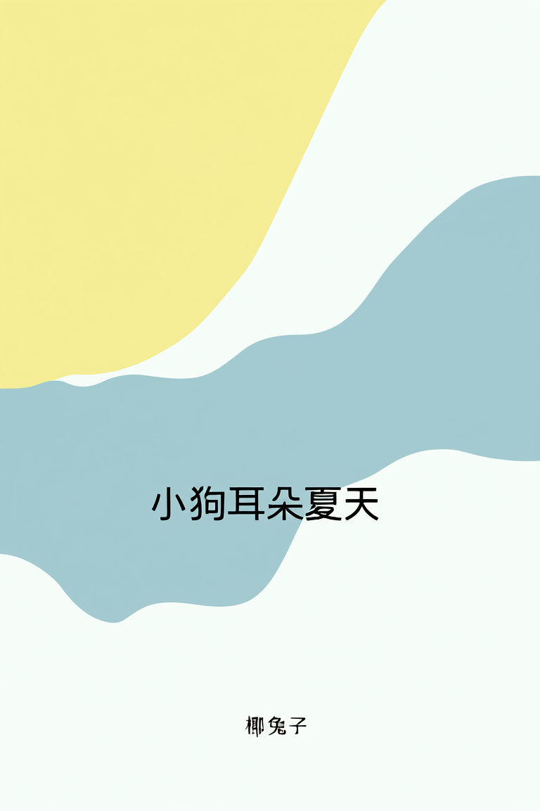 小狗耳朵在夏天